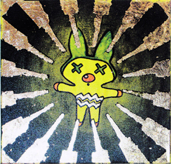 PAINTING - DEATH RAY BUNNY