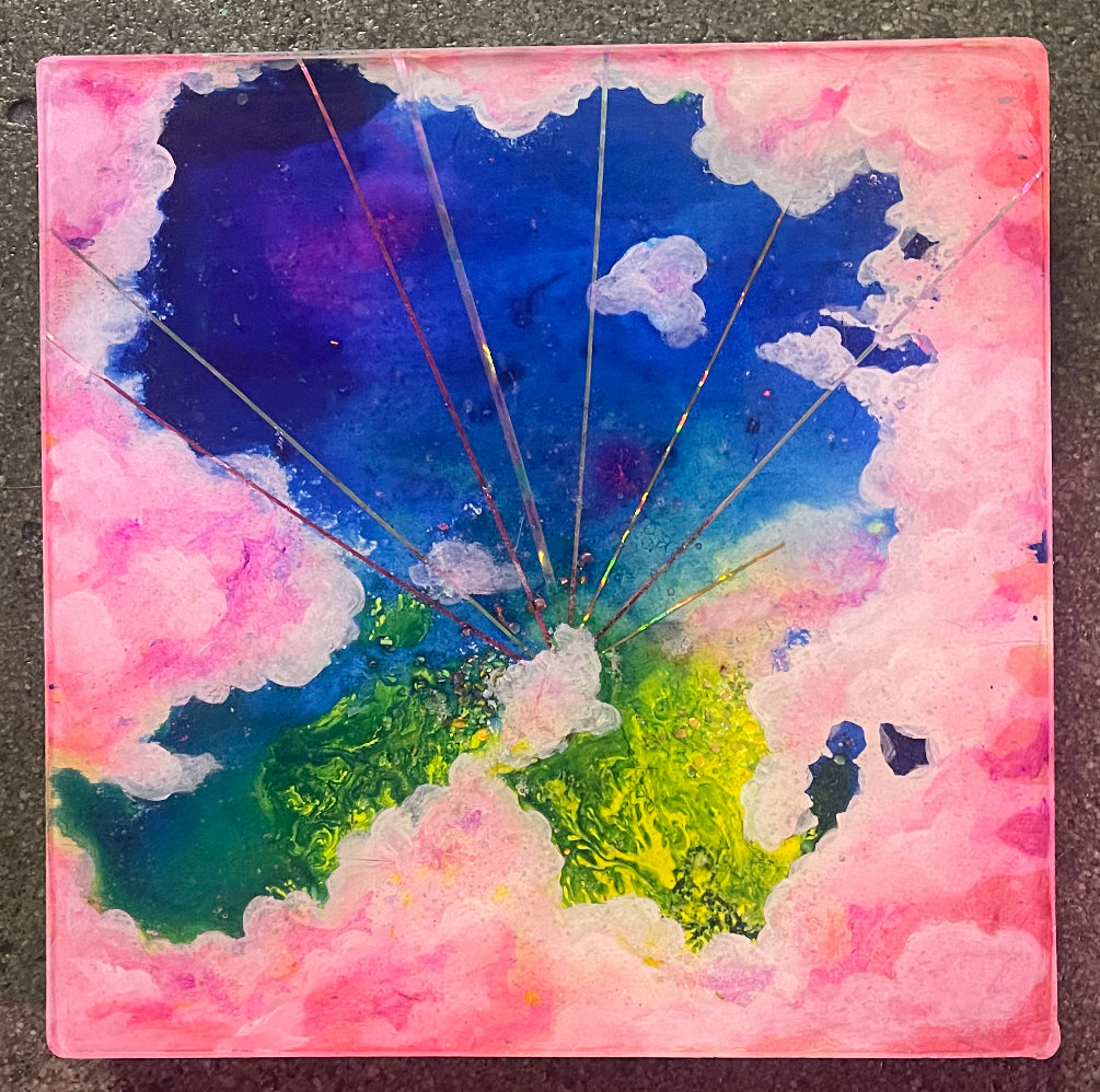 Holographic Custom Art Light 200mm x 200mm