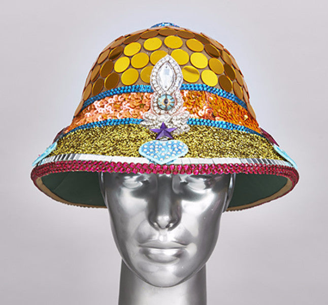 "dragon slayer" disco pith helmet