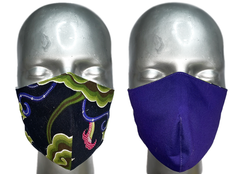 summer "lights" mask - BALI/ROYAL BLUE - SIZE M