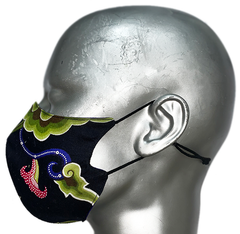 summer "lights" mask - BALI/ROYAL BLUE - SIZE M