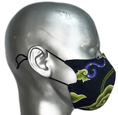 summer "lights" mask - BALI/ROYAL BLUE - SIZE M