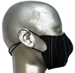 summer "lights" mask - POP ART/B&W ABORIGINAL - SIZE M