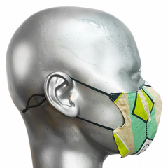 summer "lights" mask - PALMS/COCKTAILS - SIZE XL