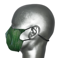 summer "lights" mask - TATTOOED MAN/DARK CACTUS - SIZE M