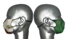 summer "lights" mask - TATTOOED MAN/DARK CACTUS - SIZE M