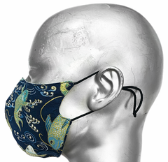 Copy of summer "lights" mask - JAPANESE KOI/JAPANESE DAISY - SIZE M