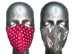 summer "lights" mask - LOVE LETTER/SUNSET STARS - SIZE S