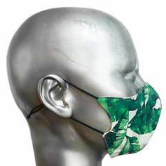 summer "lights" mask - PALMS/COCKTAILS - SIZE S