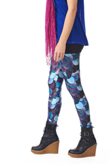 LEGGING - GIANT BLUE SEQUINS