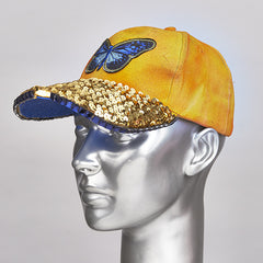 "butterfly" L.E.D light Party cap