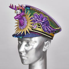 "disco deer" illuminated party hat