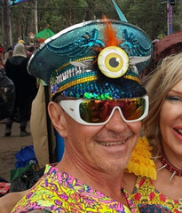 "eye on you" party hat