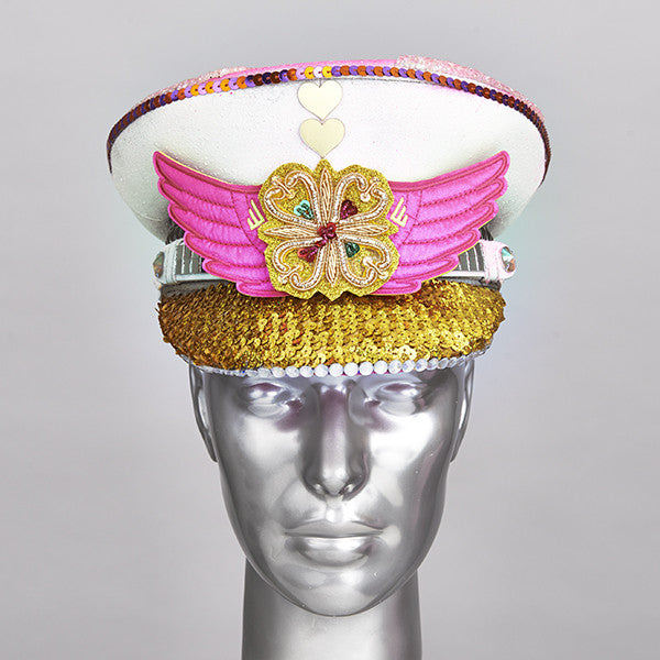 "pink wings" disco hat