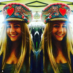 "fly with me" disco hat