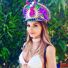 "disco deer" illuminated party hat