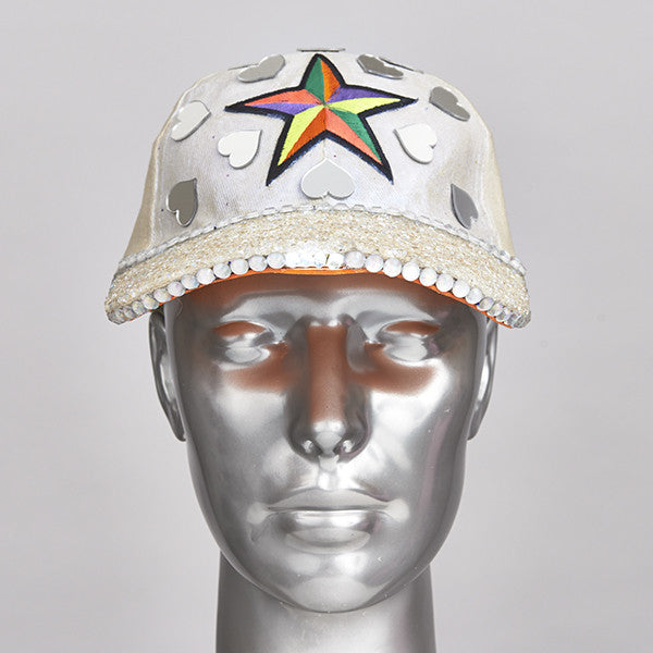 "love stars" L.E.D light Party cap
