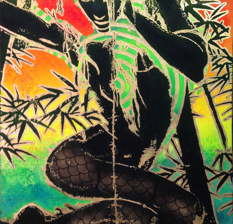 PAINTING - DARK MERMAID