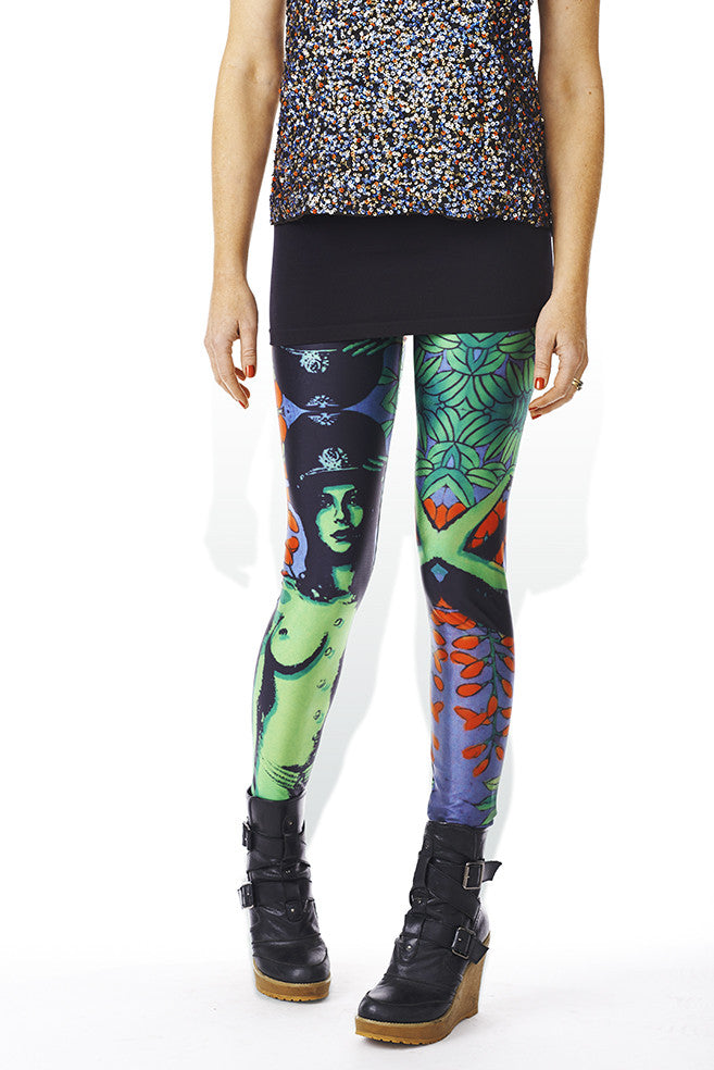 LEGGING - SALUTE GREEN