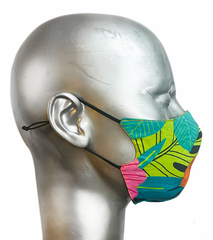 summer "lights" mask - HIBISCUS/JESTER - SIZE M