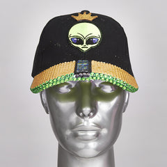"king alien" L.E.D light Party cap