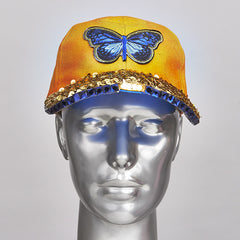 "butterfly" L.E.D light Party cap