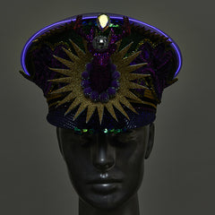 "disco deer" illuminated party hat