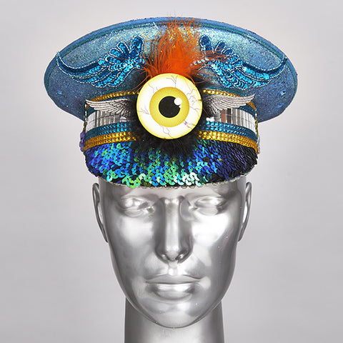 "eye on you" party hat